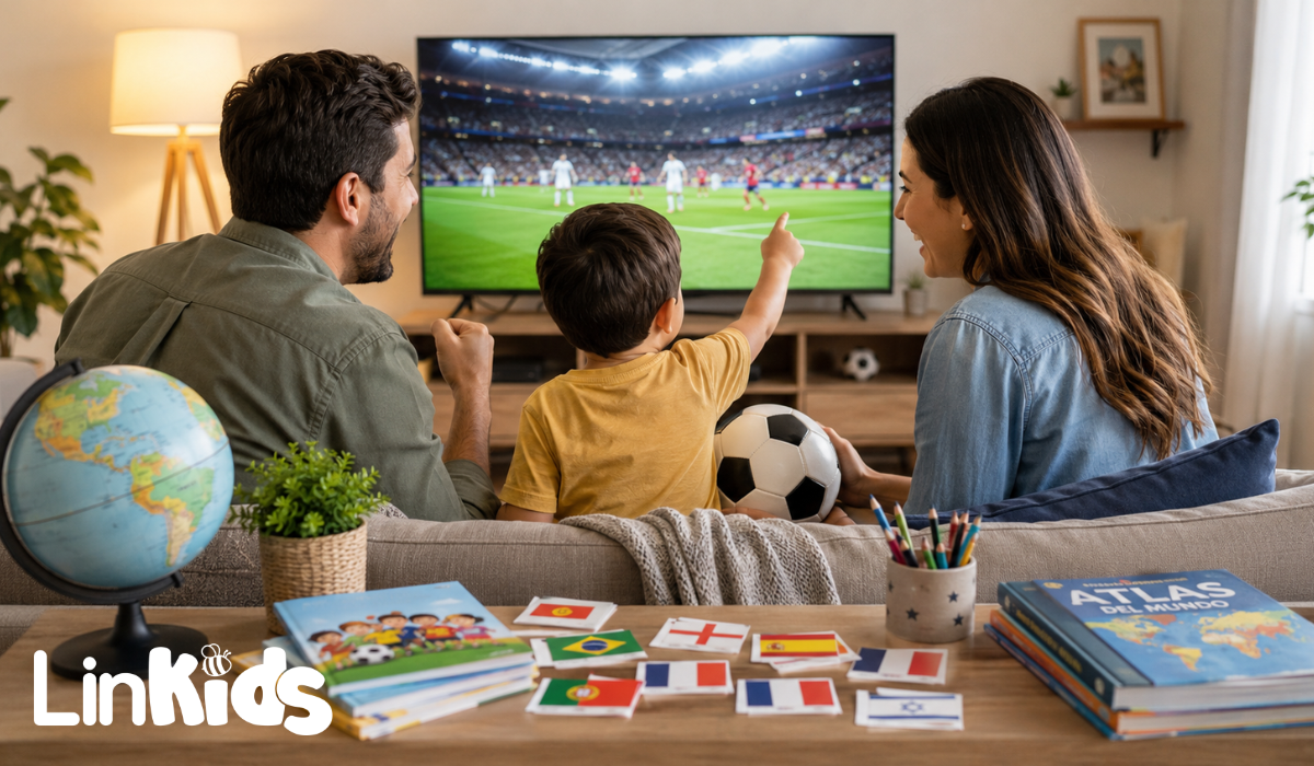 Fútbol, idiomas y aprendizaje: cómo aprovechar el Mundial con tu hijo ⚽🌎🧠
