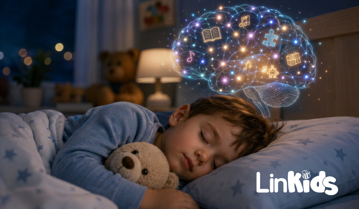 ¿Qué pasa en el cerebro de tu hijo mientras duerme? El sueño también forma parte del aprendizaje 😴🧠✨